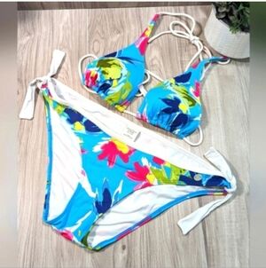 Y2K Abercrombie & Fitch Bikini Women's Size Large Swim Laguna Beach The Hills